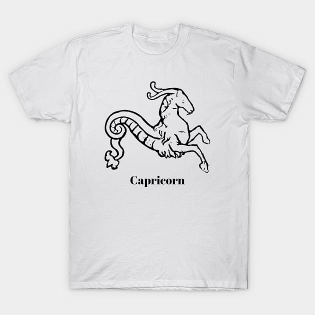 Capricorn Design T-Shirt by Imagination